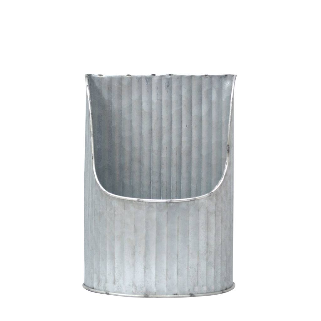 Large Galvanized Wall Pocket By Ashland
